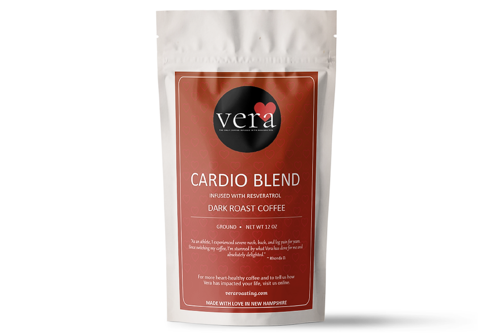 Vera roasting co, the only coffee infused with resveratrol, dover, New Hampshire, NH, coffee, health benefits, shop local, nh made, ice coffee, cold brew, calm blend, immunity blend, cardio blend
